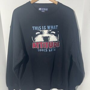 Vintage Big Dogs this is what attitude looks like‎ crewneck sweater